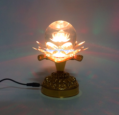 Đèn Cầu Pha Lê LED Phát Nhạc  Đèn Cầu Pha Lê LED Phát Nhạc