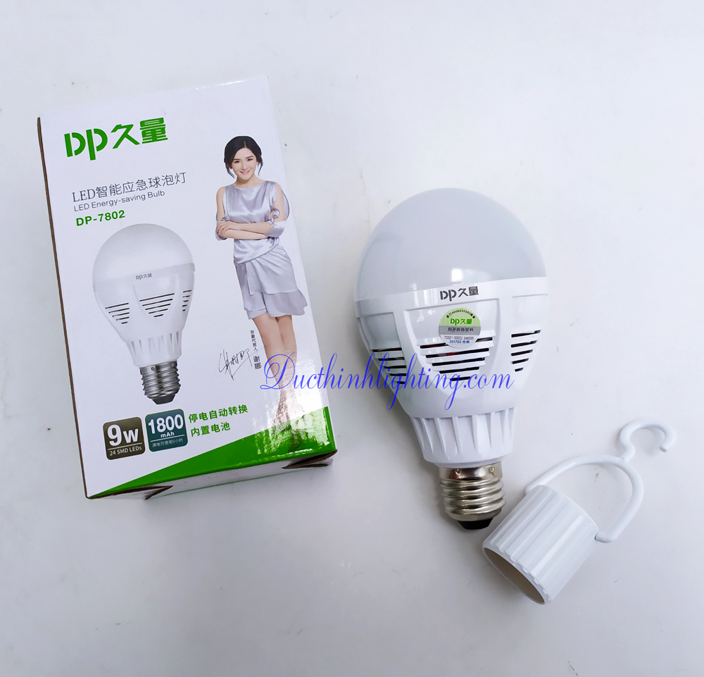 Bóng Đèn LED Tích Điện DP 9W Bóng Đèn LED Tích Điện DP 9W