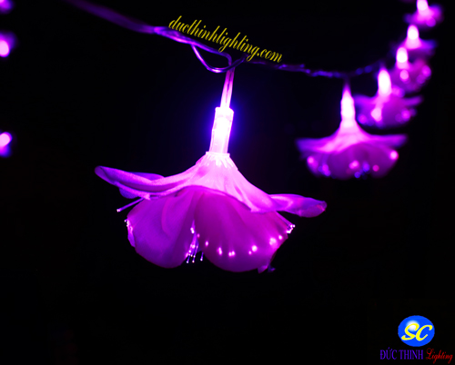 Dây Đèn LED Hoa Hồng Dây Đèn LED Hoa Hồng