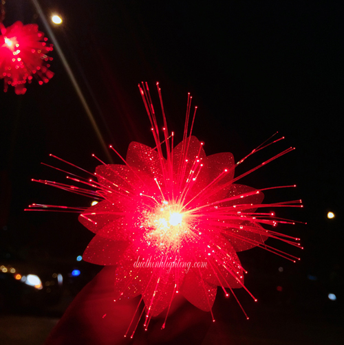 Dây Đèn LED Hoa Lan Hồ Điệp Đỏ Dây Đèn LED Hoa Lan Hồ Điệp Đỏ