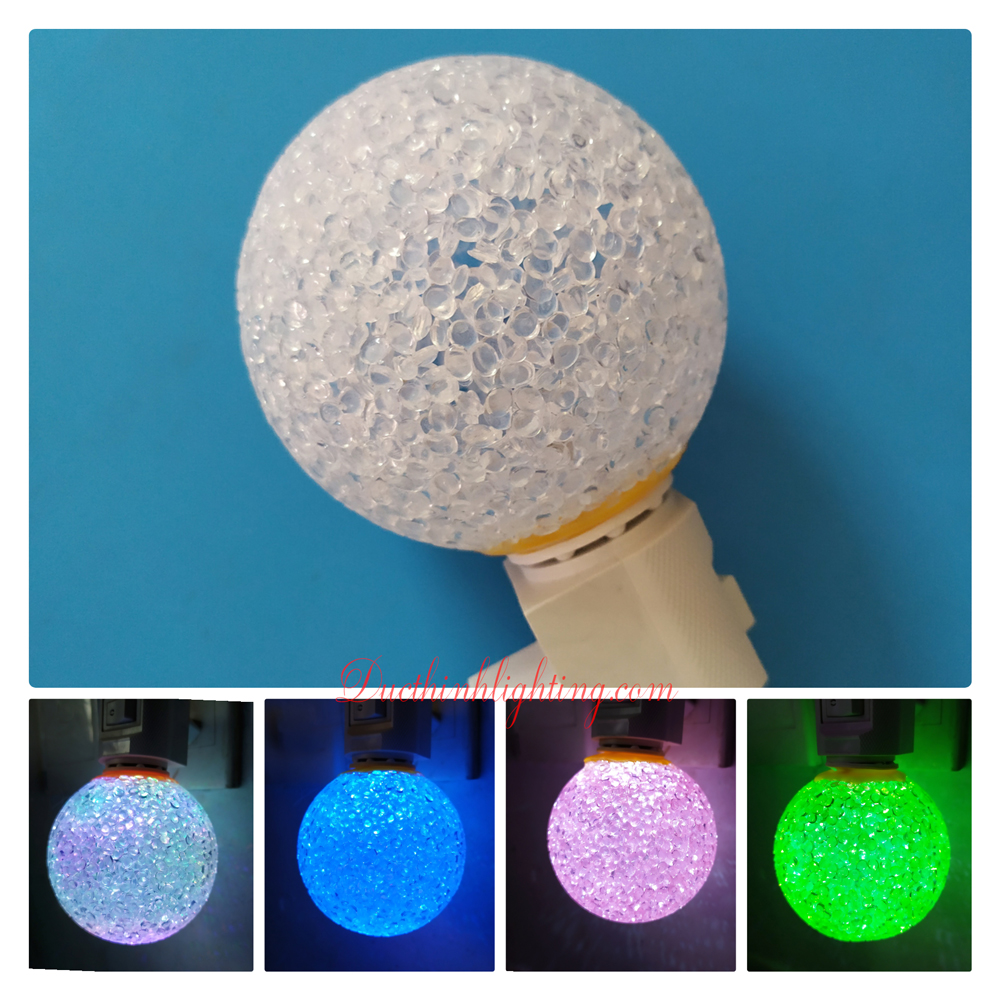 Đèn Ngủ Cầu LED Dạ Quang Đổi Màu Đèn Ngủ Cầu LED Dạ Quang Đổi Màu