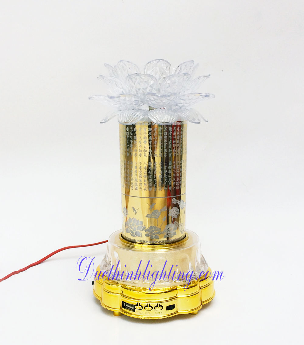 Đèn Sen Xoay LED USB Số 13 Đèn Sen Xoay LED USB Số 13