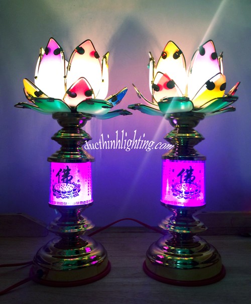 Đèn Thờ Hoa Sen LED 2019 Đèn Thờ Hoa Sen LED 2019