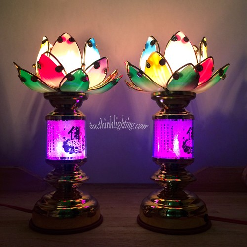 Đèn Thờ Hoa Sen LED 2020 Đèn Thờ Hoa Sen LED 2020
