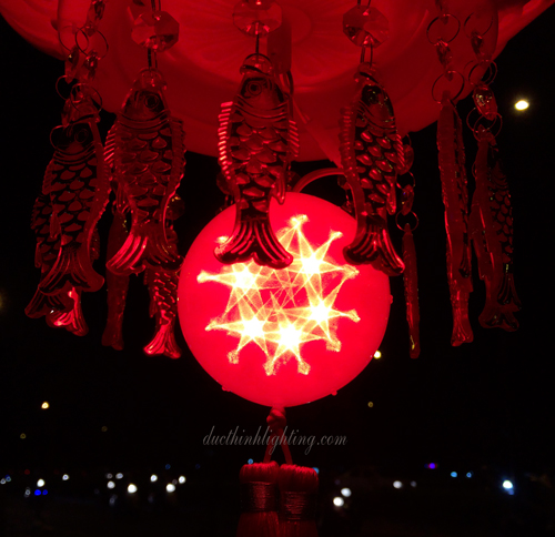 Lồng Đèn LED 3D 4 tấc Lồng Đèn LED 3D 4 tấc