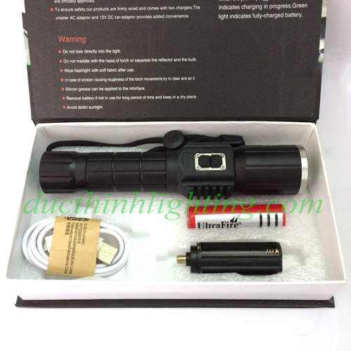 Đèn Pin LED Siêu Sáng POLICE USA XML T6 - 528 Đèn Pin LED Siêu Sáng POLICE USA XML T6 - 528