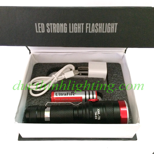Đèn Pin LED Siêu Sáng Ultrafire E9 - XML T6 Đèn Pin LED Siêu Sáng Ultrafire E9 - XML T6