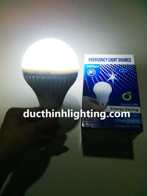 Bóng Đèn Búp LED Tích Điện 12W Bóng Đèn Búp LED Tích Điện 12W