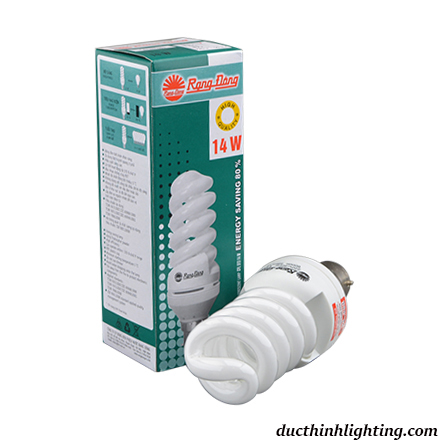 Bóng Đèn Compact Rạng Đông Xoắn 14W B22 Bóng Đèn Compact Rạng Đông Xoắn 14W B22