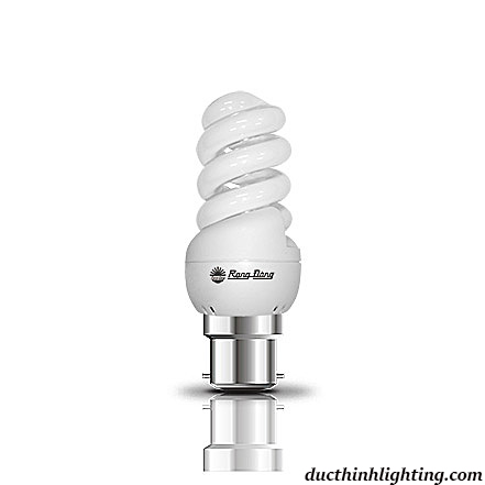 Bóng Đèn Compact Rạng Đông Xoắn 7W B22 Bóng Đèn Compact Rạng Đông Xoắn 7W B22