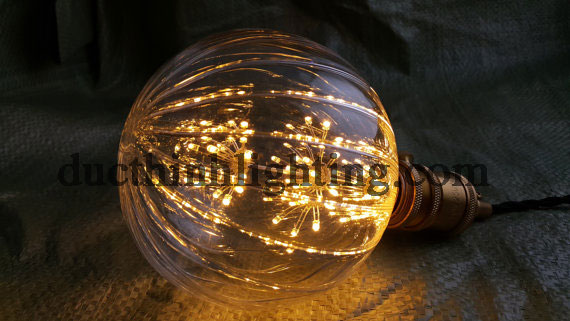 Bóng Đèn LED Edison Bí Ngô 3 Tầng Bông Bóng Đèn LED Edison Bí Ngô 3 Tầng Bông