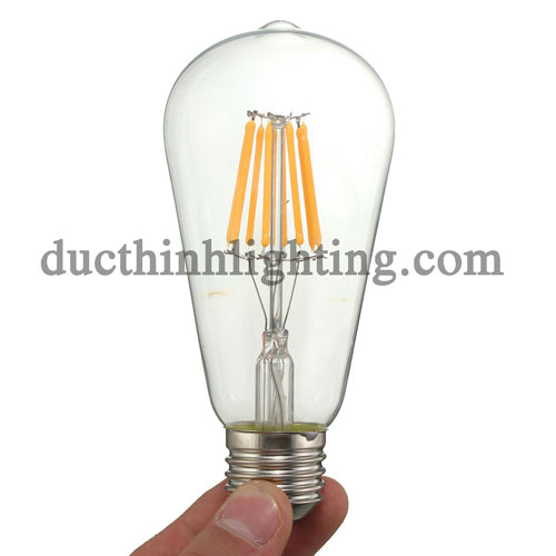 BÓNG ĐÈN LED EDISON ST64 - 8W BÓNG ĐÈN LED EDISON ST64 - 8W