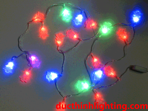 Dây Đèn Chớp LED Hình Cây Thông Dây Đèn Chớp LED Hình Cây Thông