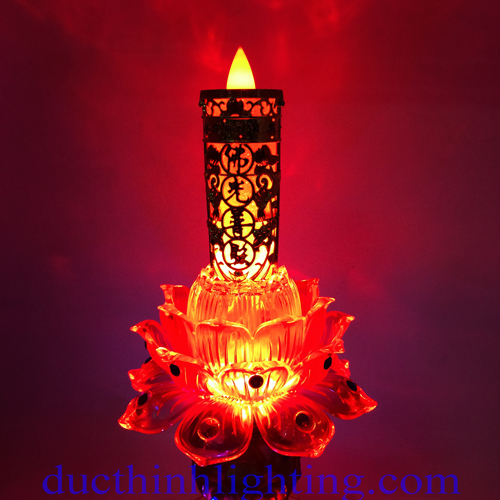 Đèn Cầy Sen LED Đèn Cầy Sen LED