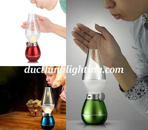 Đèn Dầu LED Sạc Thổi Tắt Đèn Dầu LED Sạc Thổi Tắt