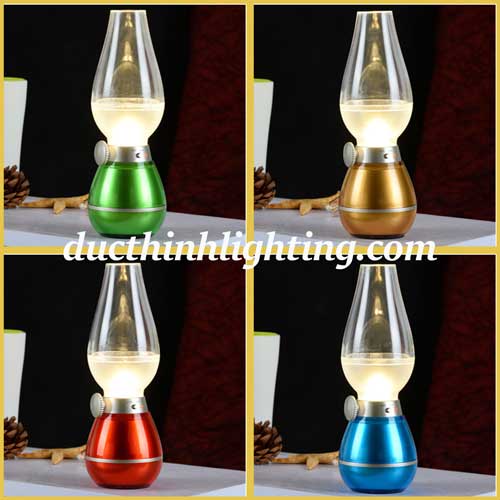 Đèn Dầu LED Sạc Thổi Tắt Đèn Dầu LED Sạc Thổi Tắt