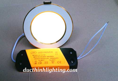 Đèn LED Âm Trần Tích Điện 7W Đèn LED Âm Trần Tích Điện 7W