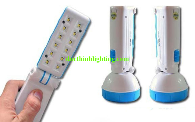 Đèn Pin Sạc LED Đa Năng 2 Trong 1 Đèn Pin Sạc LED Đa Năng 2 Trong 1