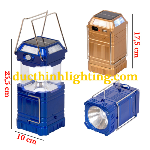 Đèn Sạc Năng Lượng Mặt Trời 8 LED GSH-9009A Đèn Sạc Năng Lượng Mặt Trời 8 LED GSH-9009A