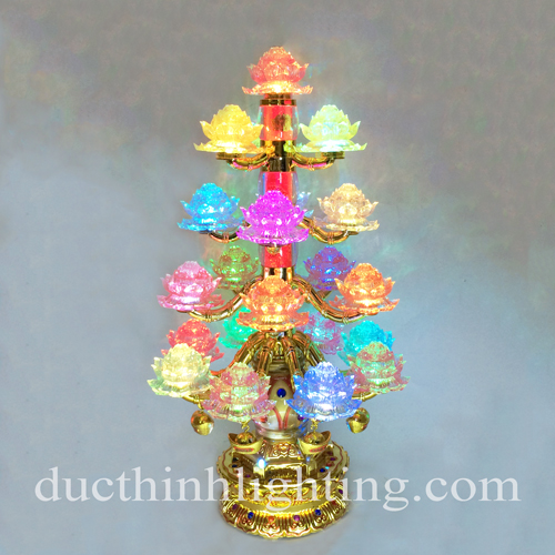 Đèn Sen LED Pha Lê Tháp Đèn Sen LED Pha Lê Tháp