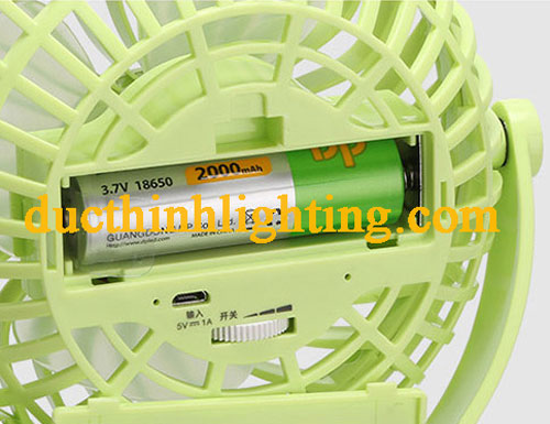 Quạt Sạc Kẹp DP-7608 Quạt Sạc Kẹp DP-7608