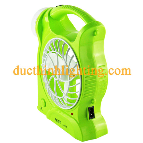Quạt Sạc Mini Có Đèn LED LL-5570 Quạt Sạc Mini Có Đèn LED LL-5570