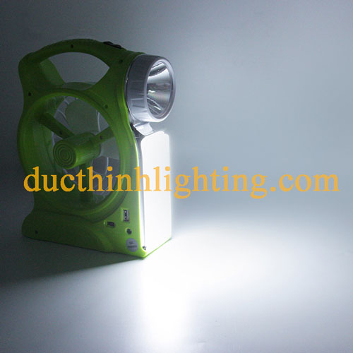 Quạt Sạc Mini Có Đèn LED LL-5570 Quạt Sạc Mini Có Đèn LED LL-5570