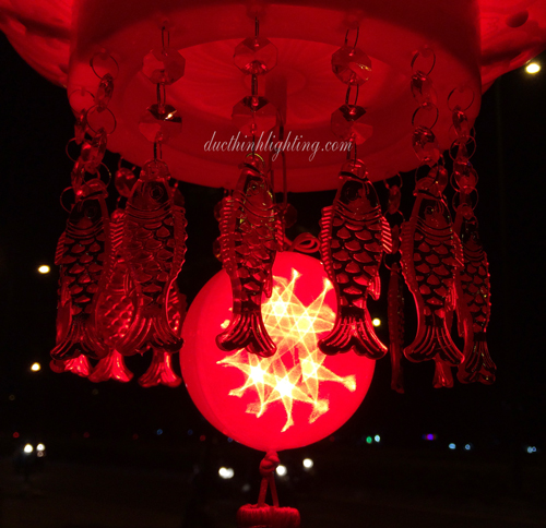 Lồng Đèn LED 3D 5 Tấc Lồng Đèn LED 3D 5 Tấc