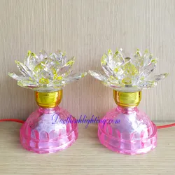 Đèn Sen Pha Lê LED Đổi Màu Số 14