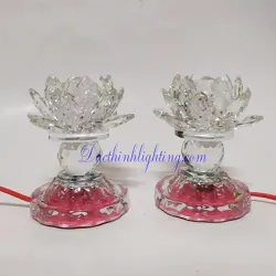 Đèn Sen Pha lê LED Đổi màu 501 