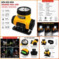 đèn đội đầu wasing wsl 689