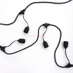 Dây Đui Đèn E27 Kín Nước - 10 Đui 