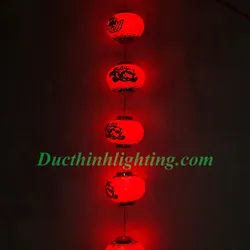 Dây Lồng Đèn LED Đỏ 1m (1)