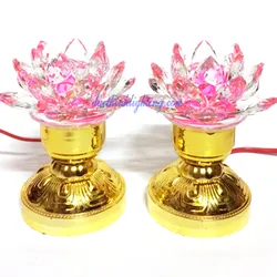 Đèn Sen Pha Lê LED Đổi Màu Số 7 