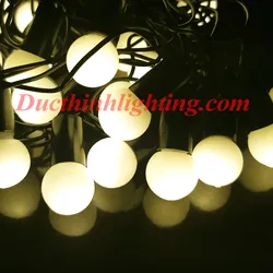 Dây Đèn LED Bi Vàng Nắng 40 Bóng 