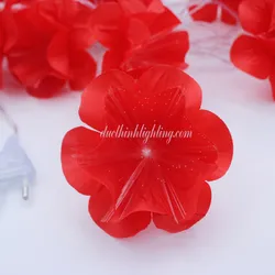 Dây Đèn LED Hoa Đỏ 