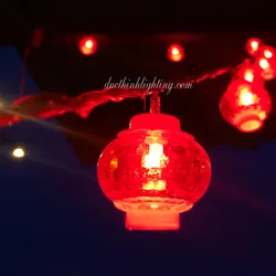 Dây Đèn LED Lồng Đèn Đỏ 