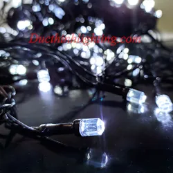 Dây Đèn LED Lục Giác Trắng 10m