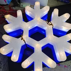 Đèn trang trí noel bông tuyết 30cm