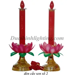 Đèn Cầy Sen Số 2