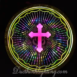 Đèn Hào Quang Cơ LED Thánh Giá 18cm 