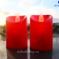 Đèn Sáp LED Điện Tử 8cm 