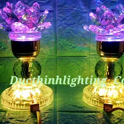 Đèn Sen Pha Lê Đổi Màu TS-221 (1)