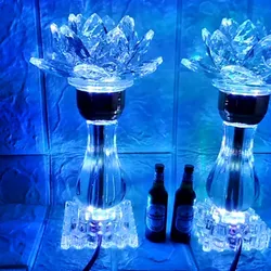 Đèn sen pha lê đổi màu TS_35