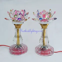 Đèn Sen Pha Lê LED 2381 Đổi Màu 