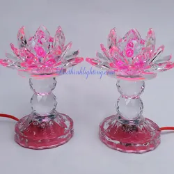 Đèn Sen Pha Lê LED Đổi Màu 502 