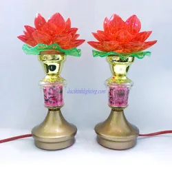 Đèn Thờ Hoa Sen LED Đổi Màu 023