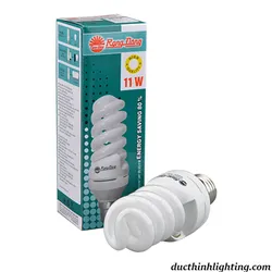 Bóng Đèn Compact Rạng Đông Xoắn 11W