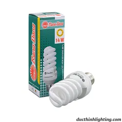 Bóng Đèn Compact Rạng Đông Xoắn 14W