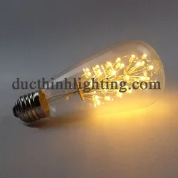 Bóng Đèn LED Edison ST64 3 Tầng Bông